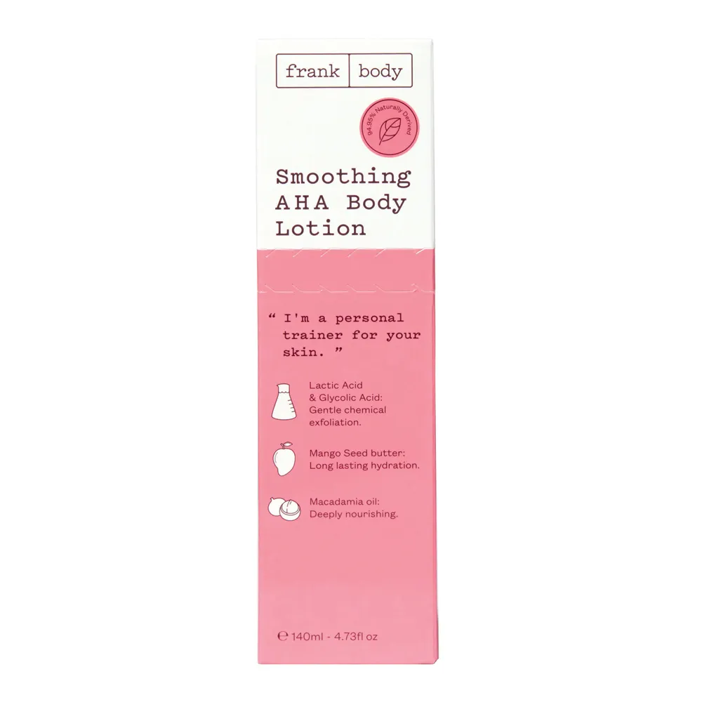 Frank Body Smoothing AHA Body Lotion
