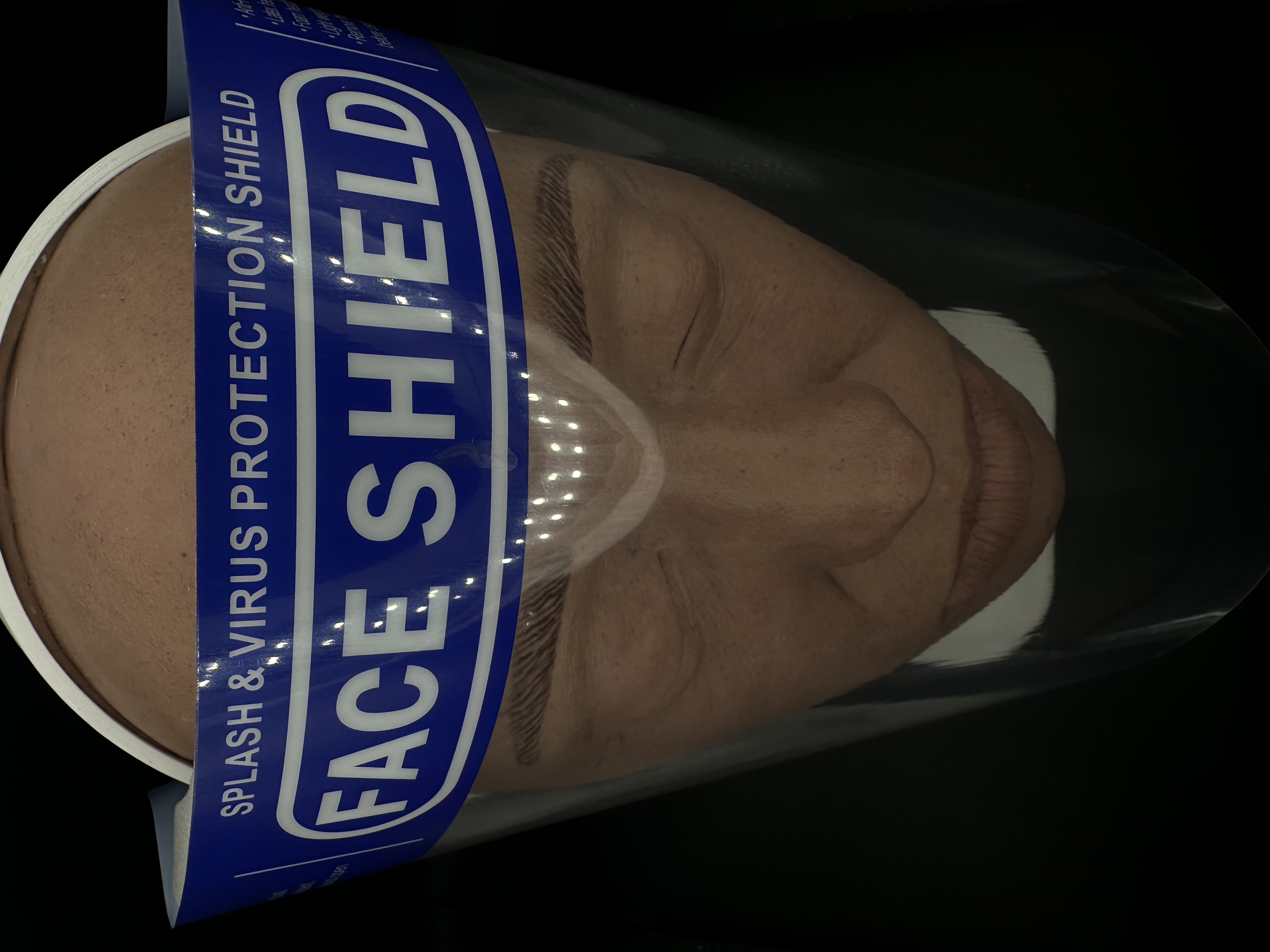 Protective Face Shield with Foam Top