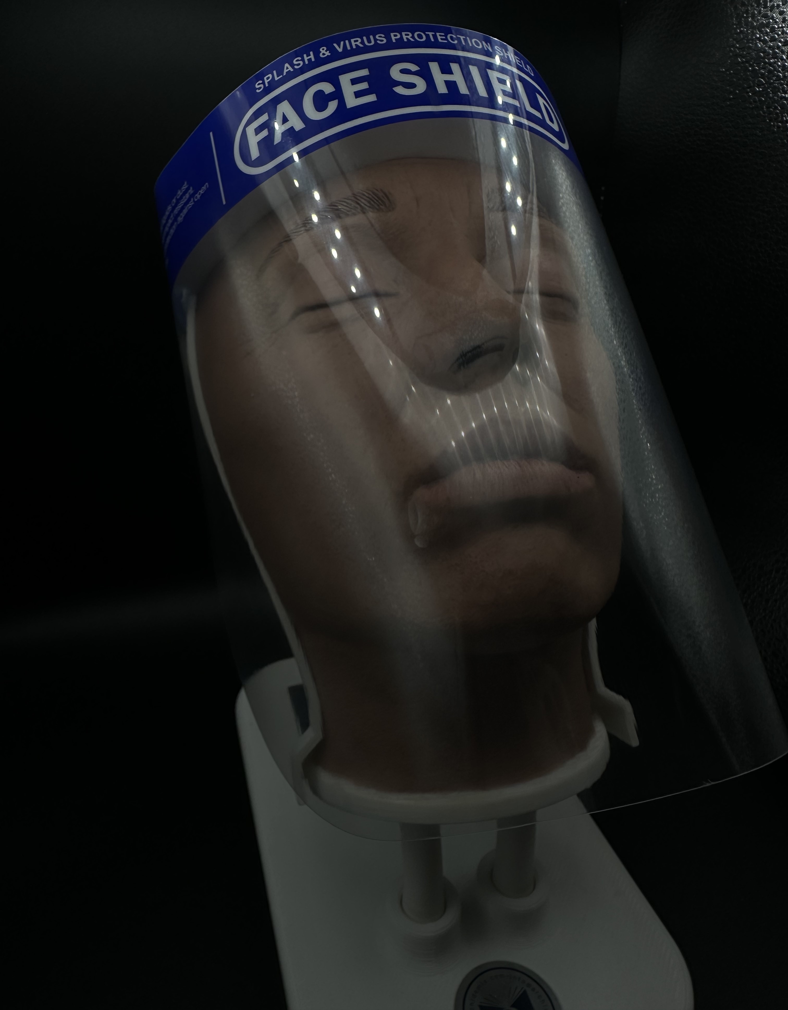 Protective Face Shield with Foam Top