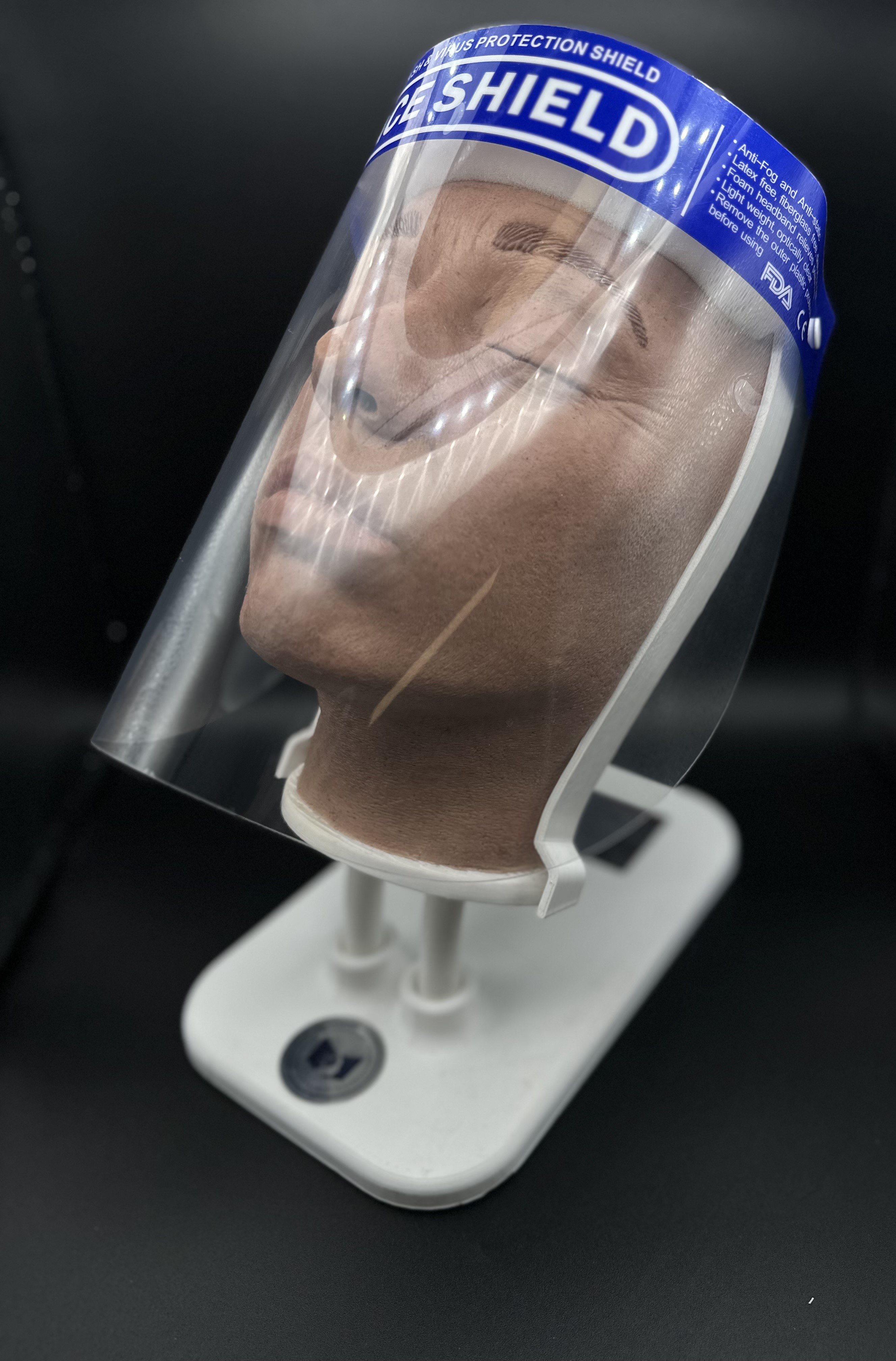 Protective Face Shield with Foam Top