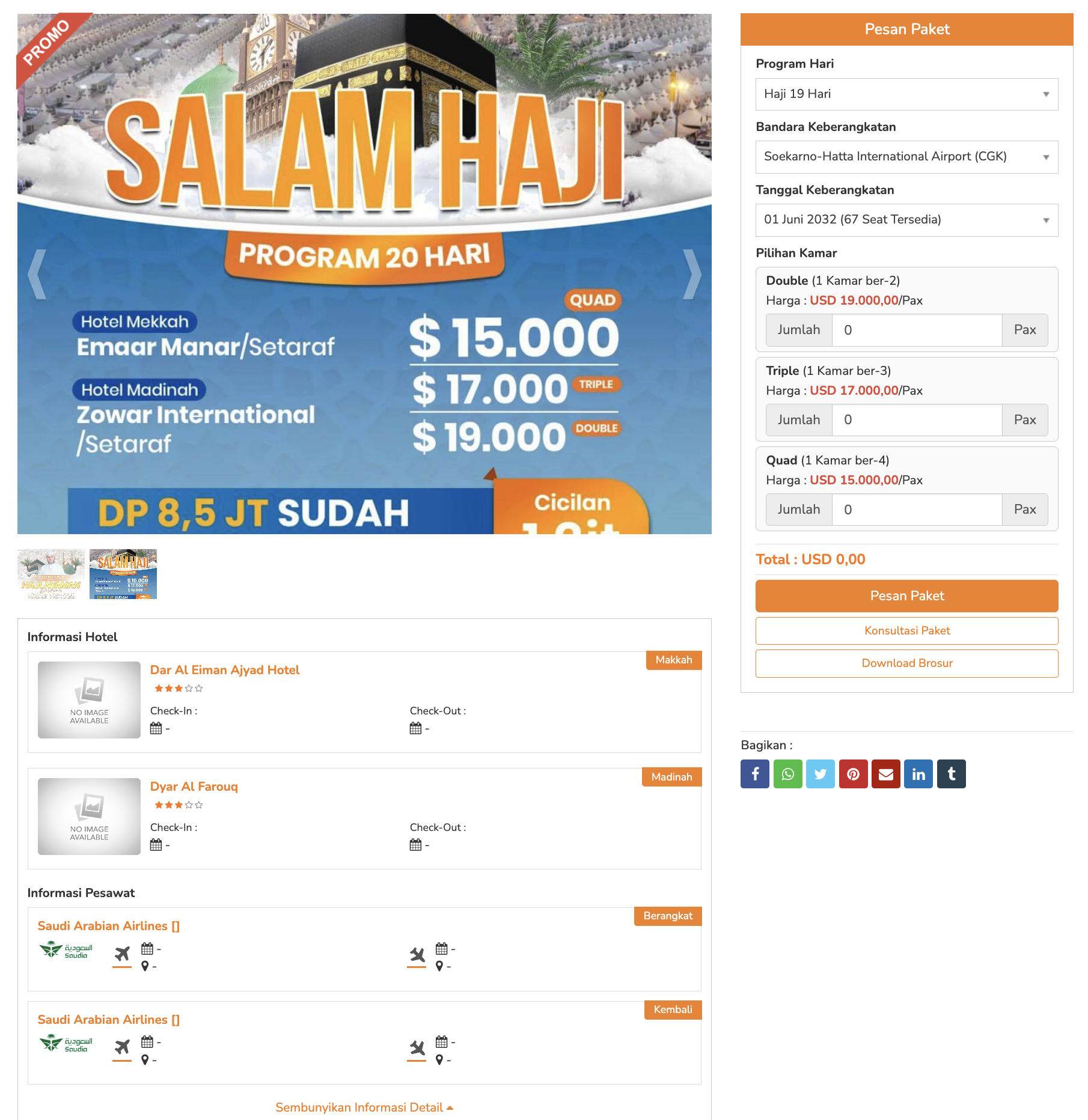 SALAM HAJI 2032 – PROGRAM 20 HARI “Raih Kesempatan Emas Beribadah ke Tanah Suci Tanpa Penantian Panjang”