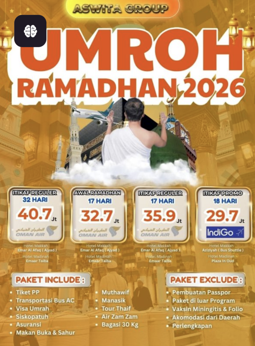 Umroh Ramadhan 2026 – Awal Ramadhan 17 Hari - ASW3