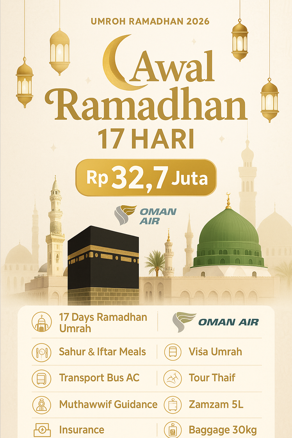 Umroh Ramadhan 2026 – Awal Ramadhan 17 Hari - ASW3