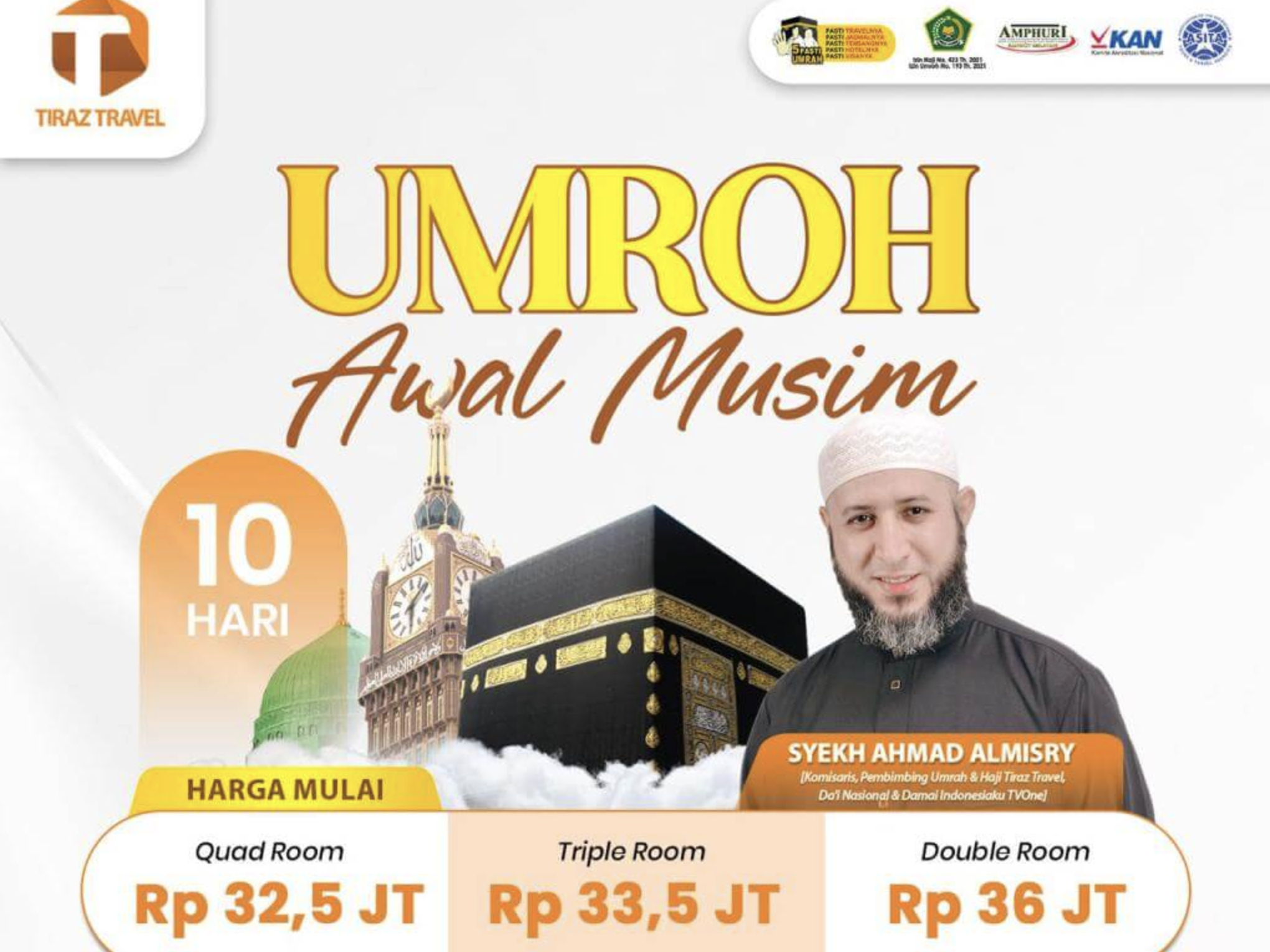 Umroh Awal Musim – Desember 2025 | Bersama Syekh Ahmad Almisry