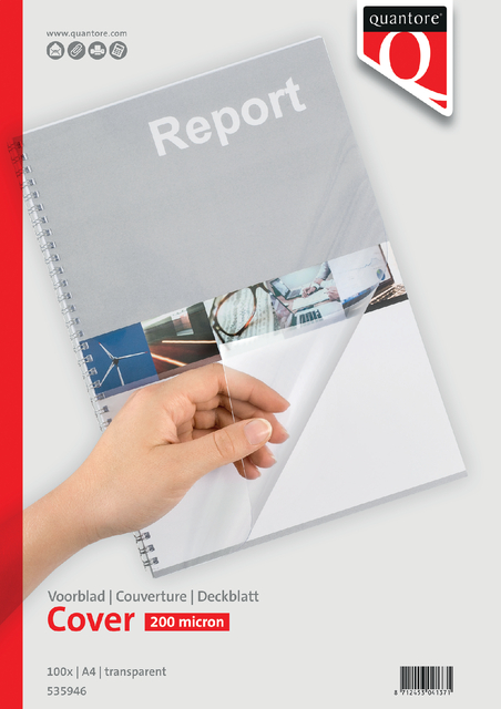 Quantore Transparent Report Cover