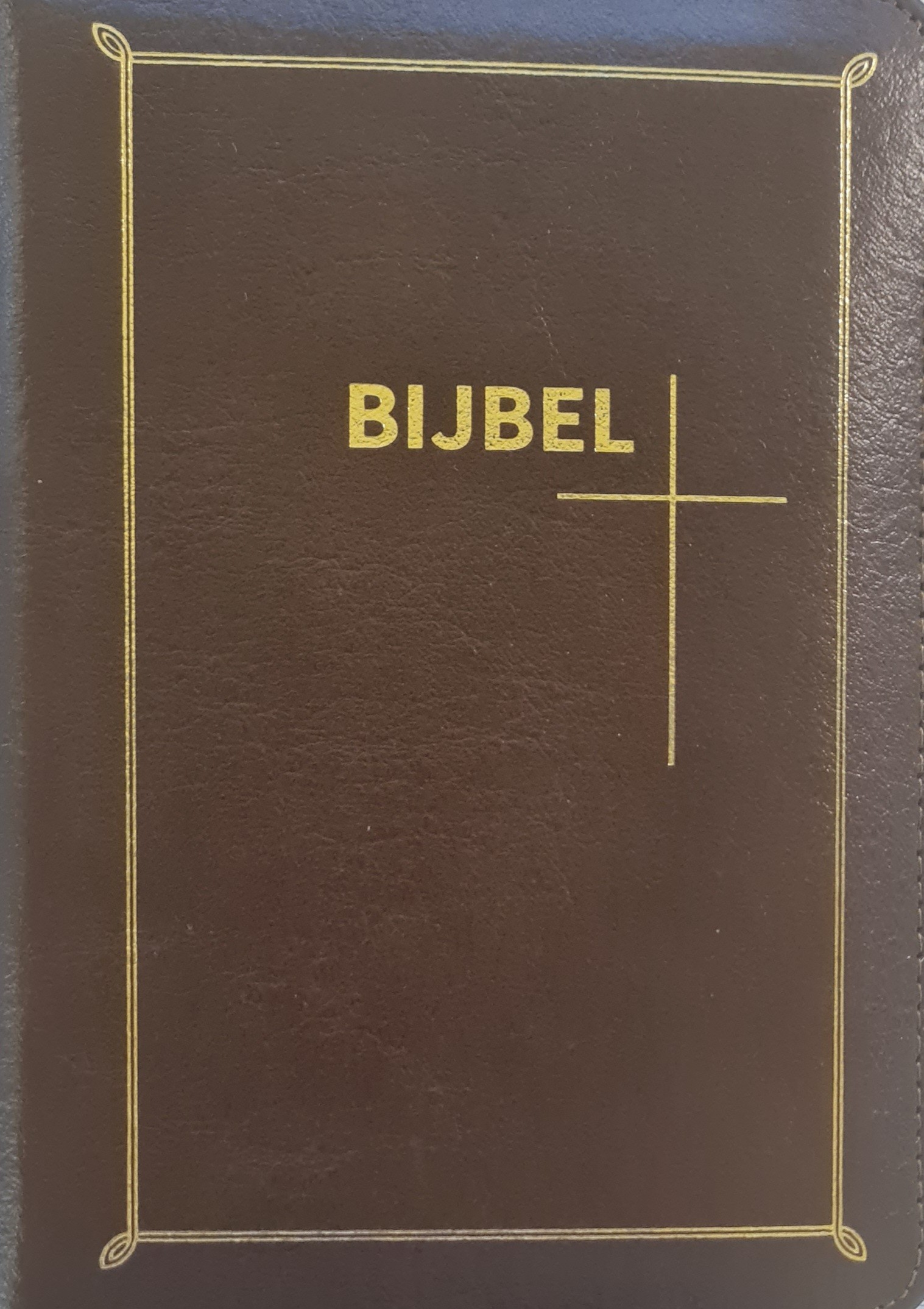 Bijbel cu kaft di cuero chikito cu zip