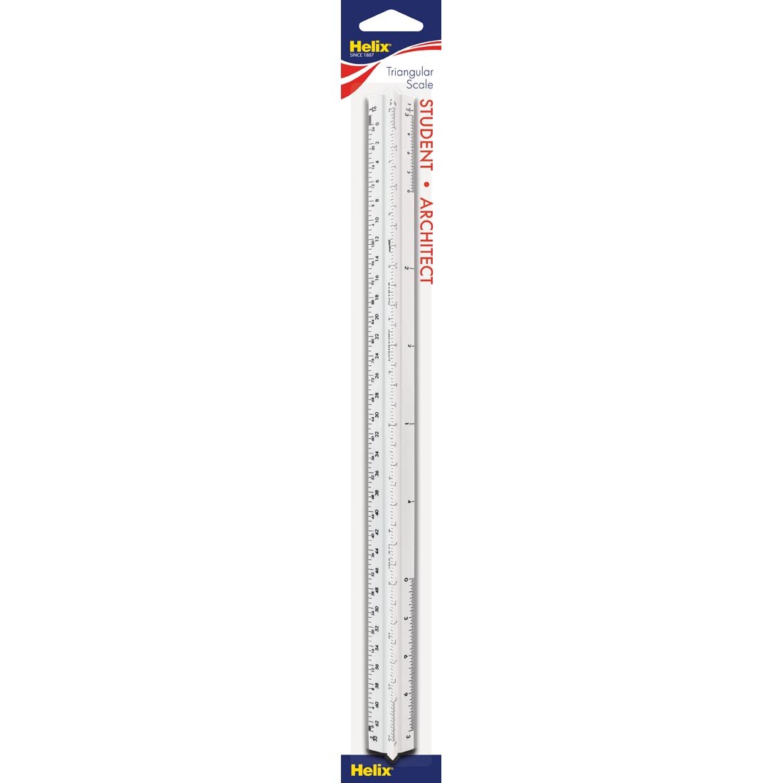 Helix Triangular Scale Ruler