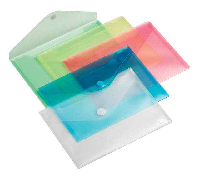 Colorful Plastic Document Envelopes