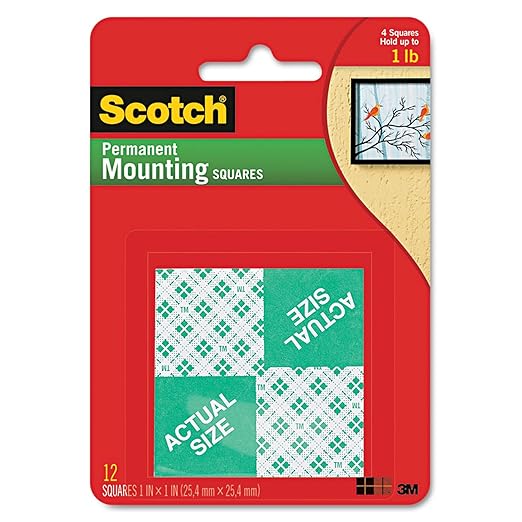 Scotch Permanent Mounting Squares
