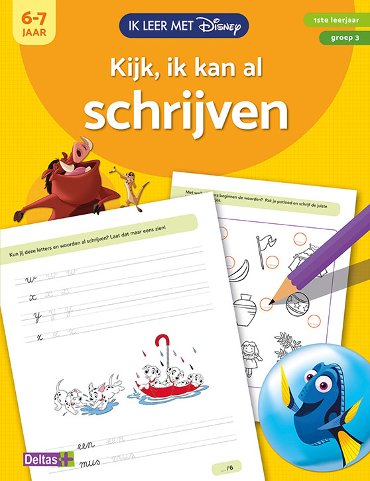Kijk, ik kan al schrijven – Disney Learning Workbook