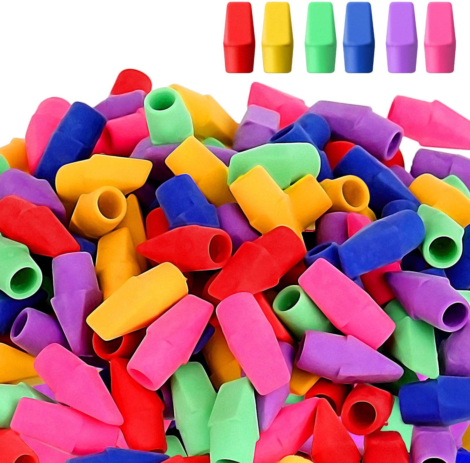Assorted Pencil Top Erasers