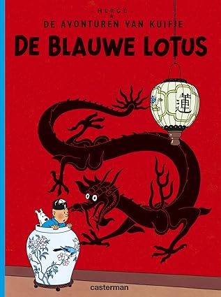 De Blauwe Lotus (The Blue Lotus) Comic Book