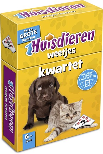 Huisdieren Weetjes Kwartet Card Game