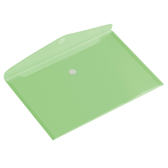Green Plastic Envelope File