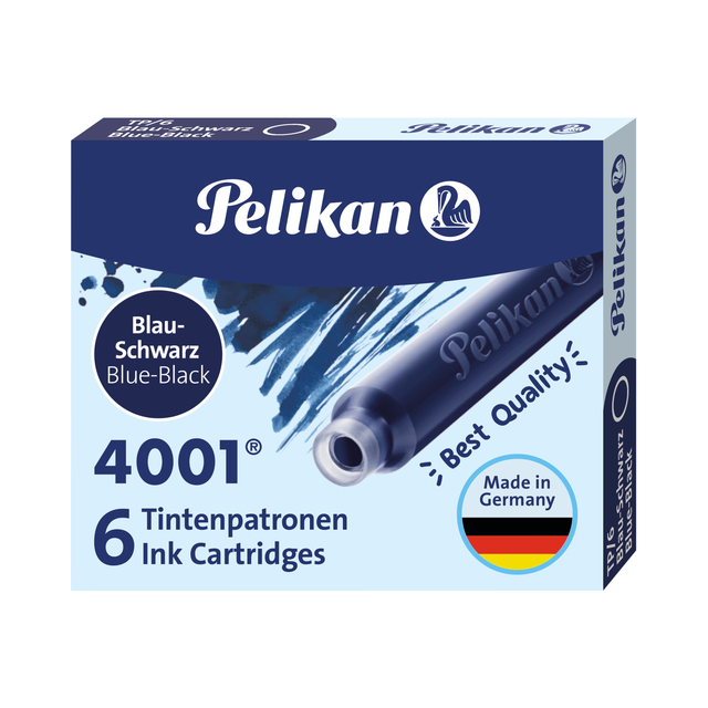 Pelikan 4001 Ink Cartridges Blue-Black