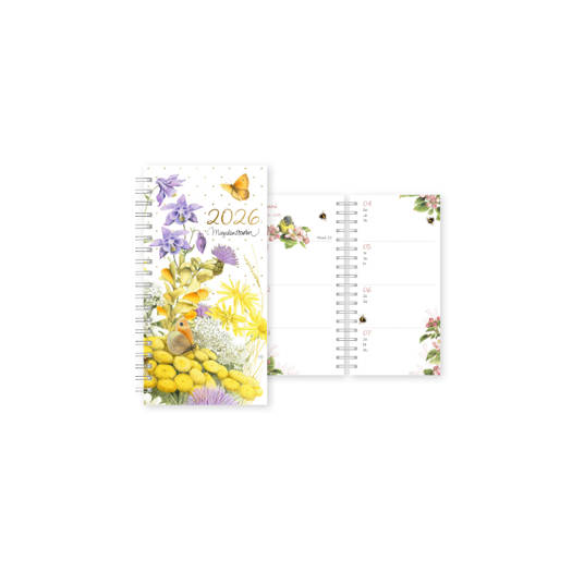 2026 Floral Illustrated Planner