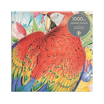 Tropical Garden Parrot Jigsaw Puzzle
