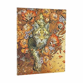 Wild Cat Floral Canvas Art