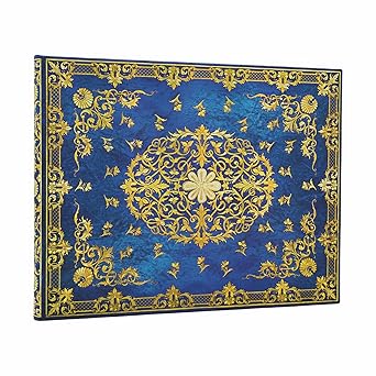 Ornate Blue and Gold Decorative Wall Art