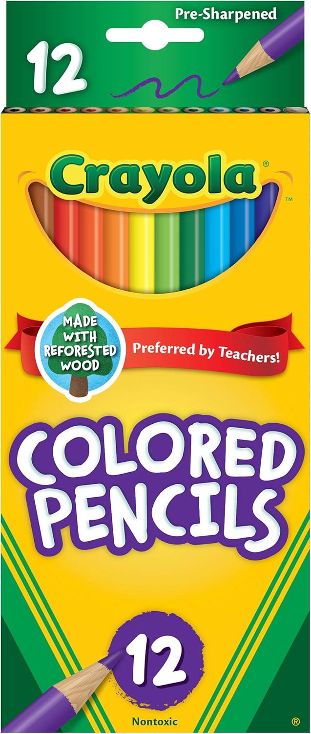 Crayola Colored Pencils, 12 Count