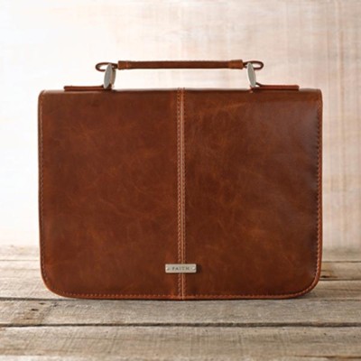 Classic Brown Leather Portfolio