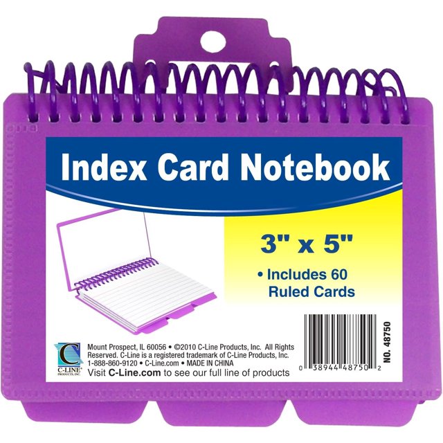 Index Card Notebook