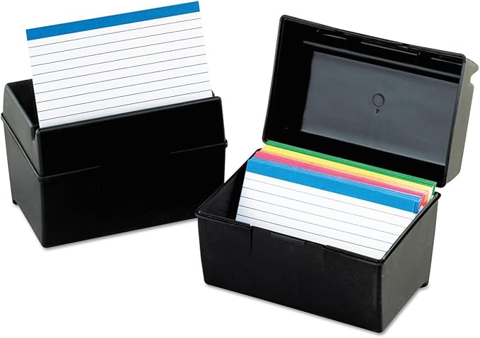 Index Card Organizer Box