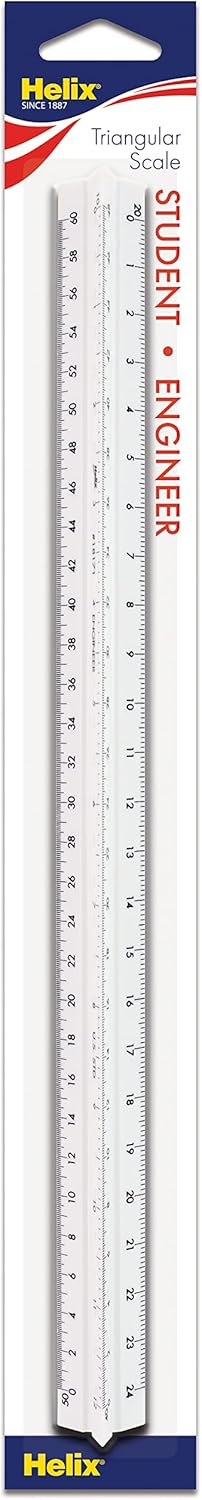 Helix Triangular Scale Ruler