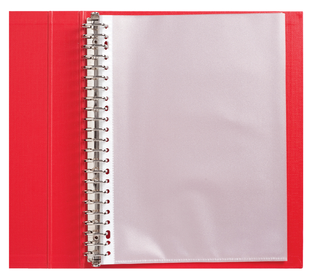Red Ring Binder Folder