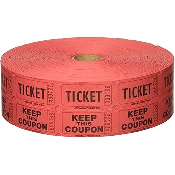 Raffle Ticket Roll