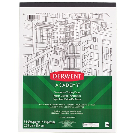 Derwent Academy Translucent Tracing Paper Pad