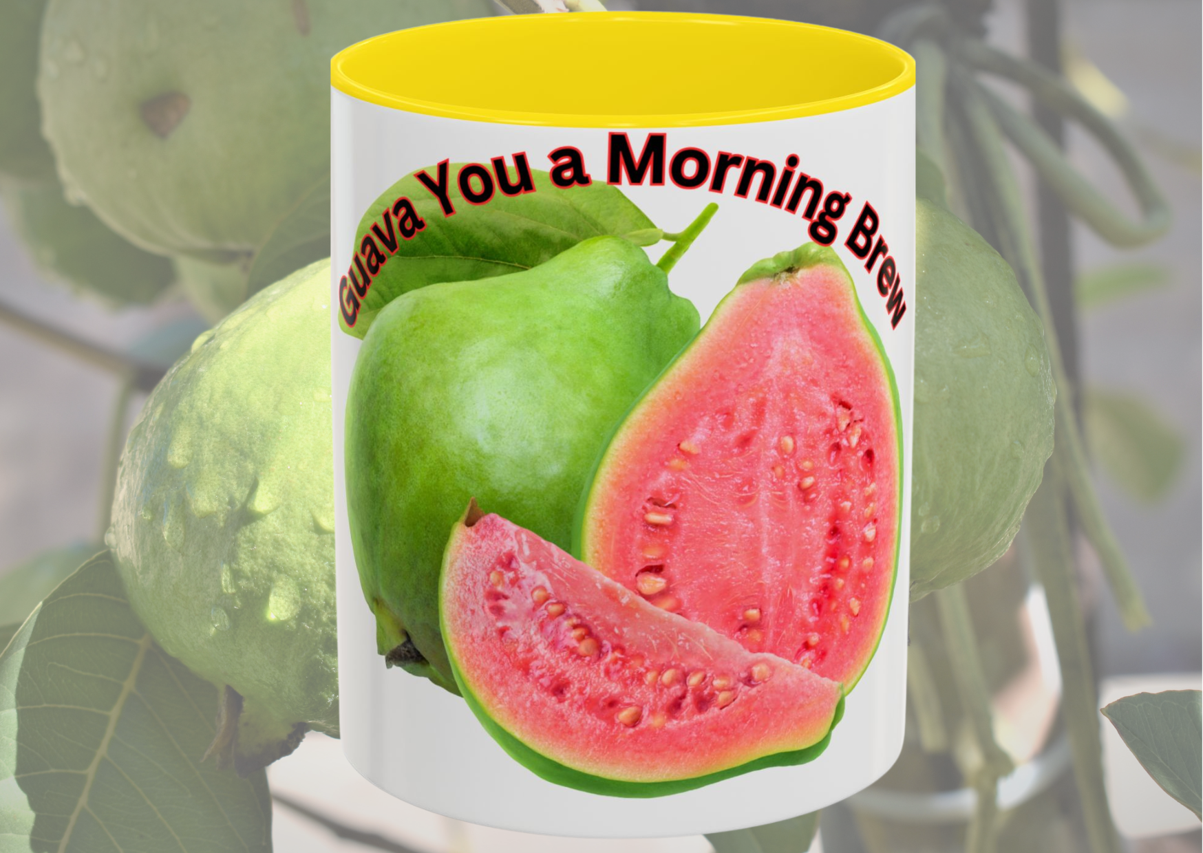 Guava Themed Coffee Mug