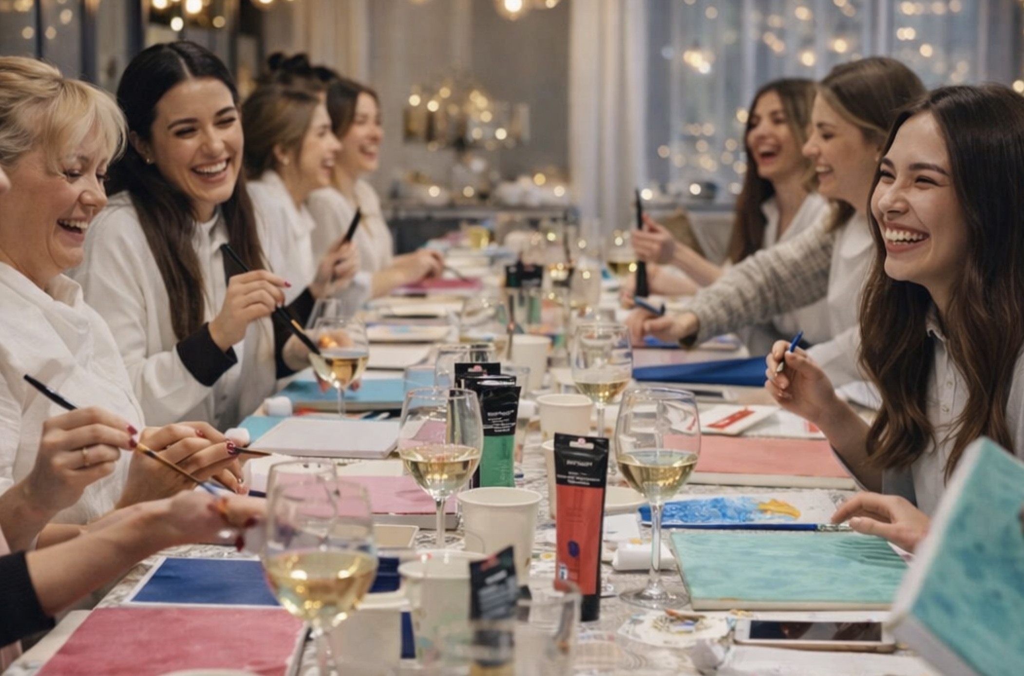 Taller de Introspección con pintura & vino