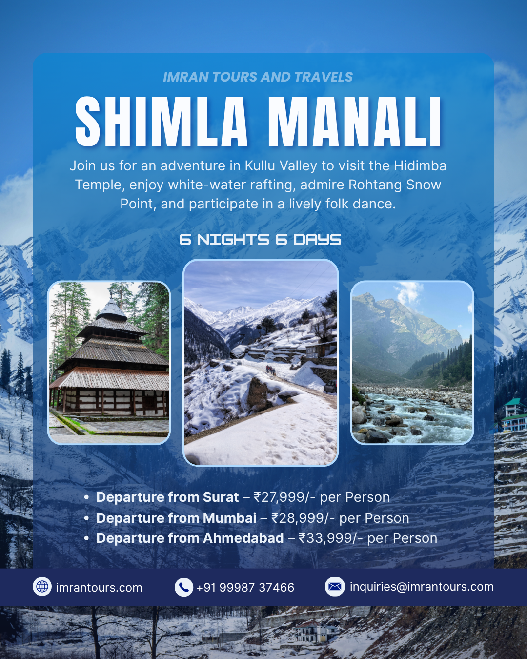 Shimla - Manali 