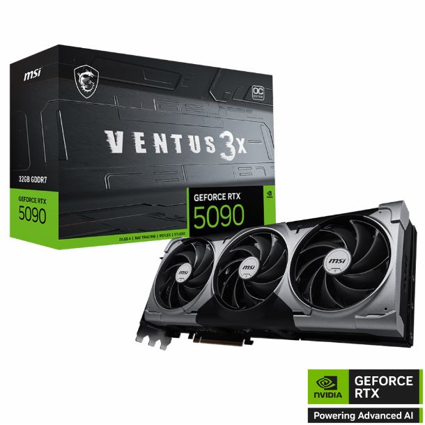 VIDEO GeForce RTX 5090 32GB MSI VENTUS 3X OC
