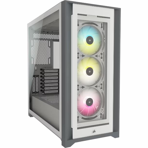 GABINETE CORSAIR ICUE 5000X RGB TG WHITE CC-9011213-WW