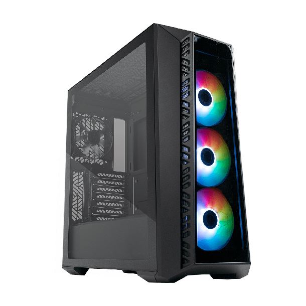 GABINETE COOLERMASTER MASTERBOX MB520 TG 3FAN ARGB