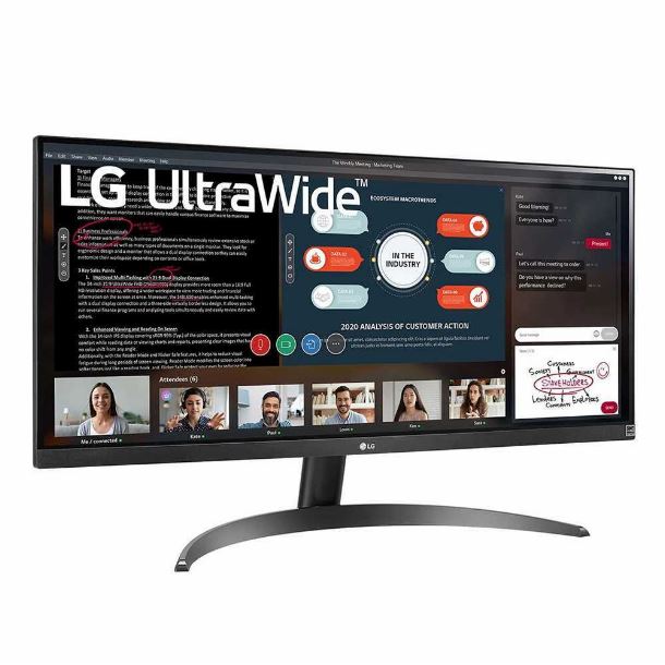MONITOR 26" LG 26WQ500-B LED QHD 75HZ HDMI ULTRAWIDE