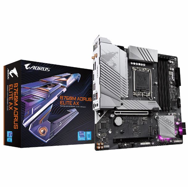 MOTHER GIGABYTE B760M AORUS ELITE AX DDR5 S1700