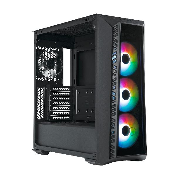 GABINETE COOLERMASTER MASTERBOX MB520 TG 3FAN ARGB