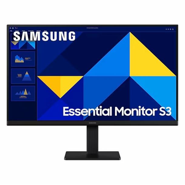 MONITOR GAMER 27" SAMSUNG ESSENTIAL S3 D300 IPS FHD 100HZ 5MS HDMI VGA