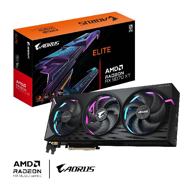 VIDEO RADEON RX 9070 XT 16GB GIGABYTE AORUS ELITE OC