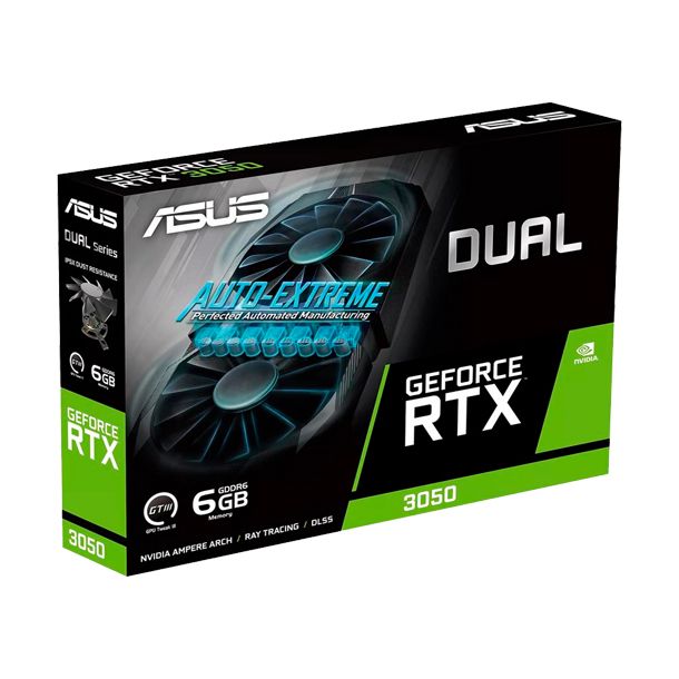 VIDEO GeForce RTX 3050 6GB ASUS DUAL OC