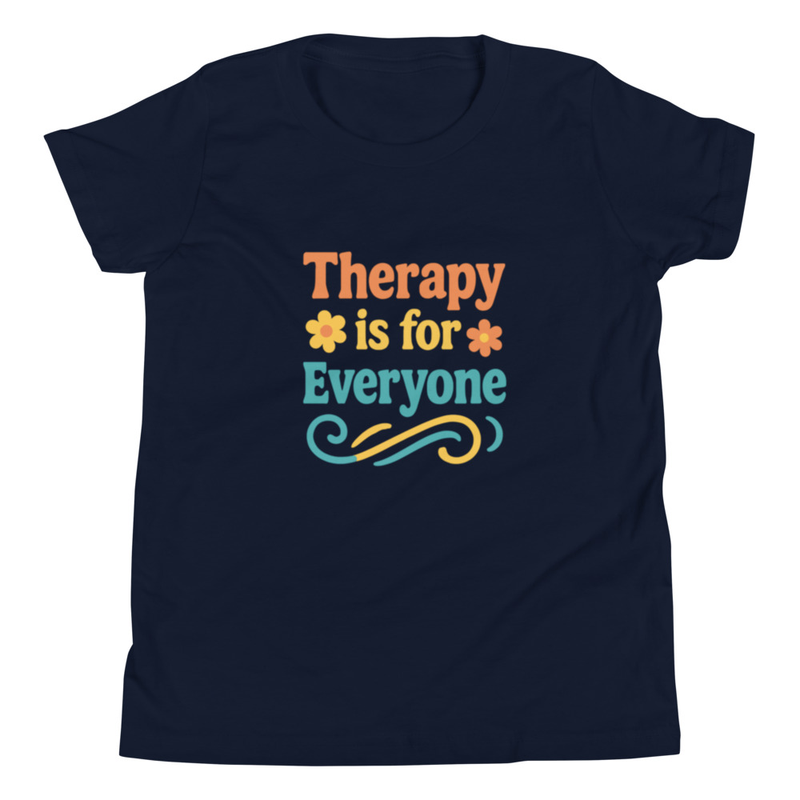 Youth Short Sleeve T-Shirt "Therapy is for Everyone"