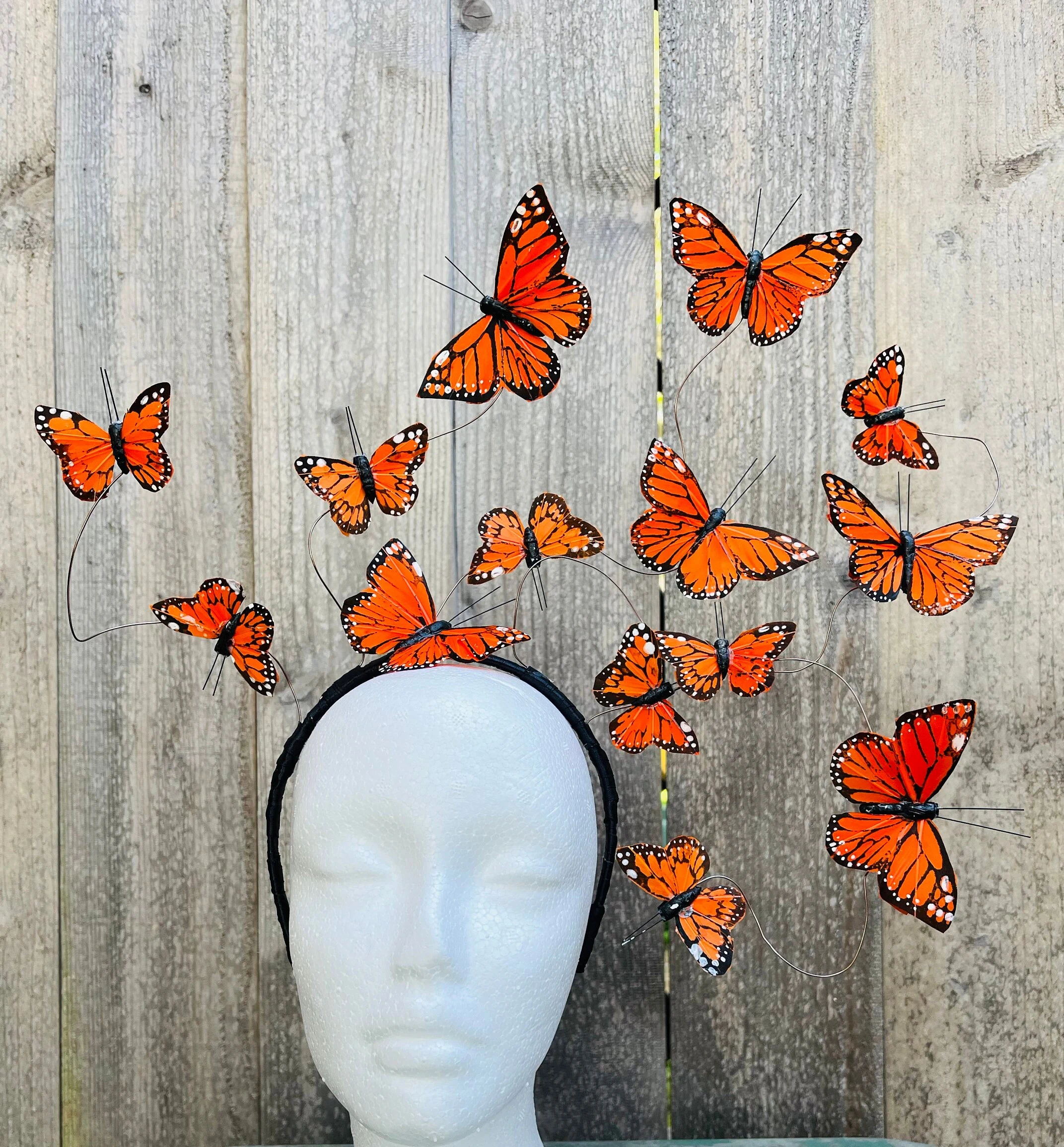 Monarch Butterfly Headpiece