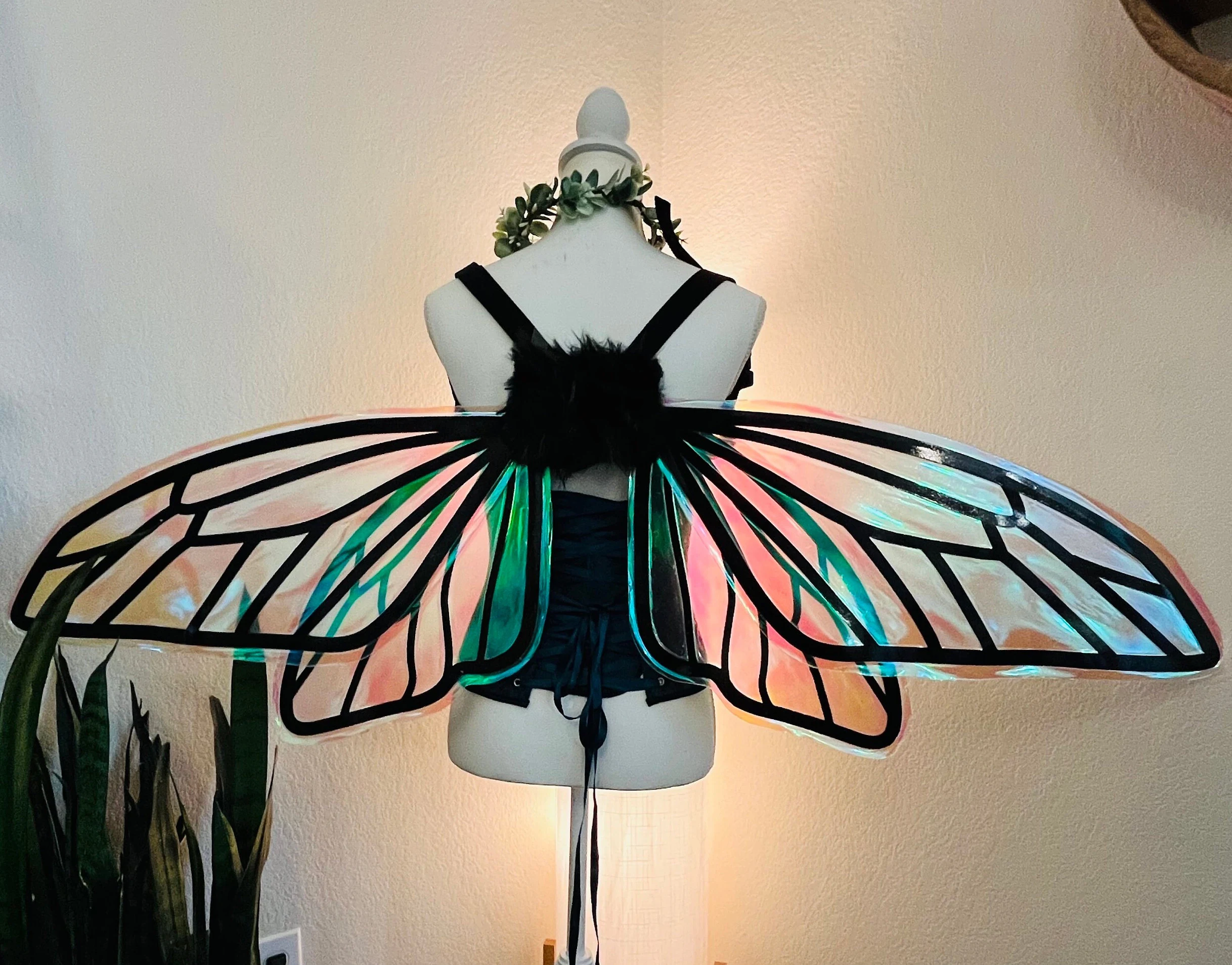 Bee Costume Iridescent Fairy Wings