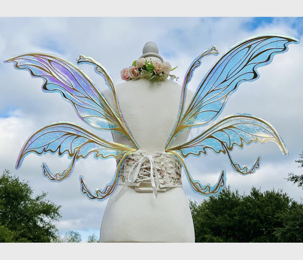 Iridescent Costume Fairy Wings Whimsical