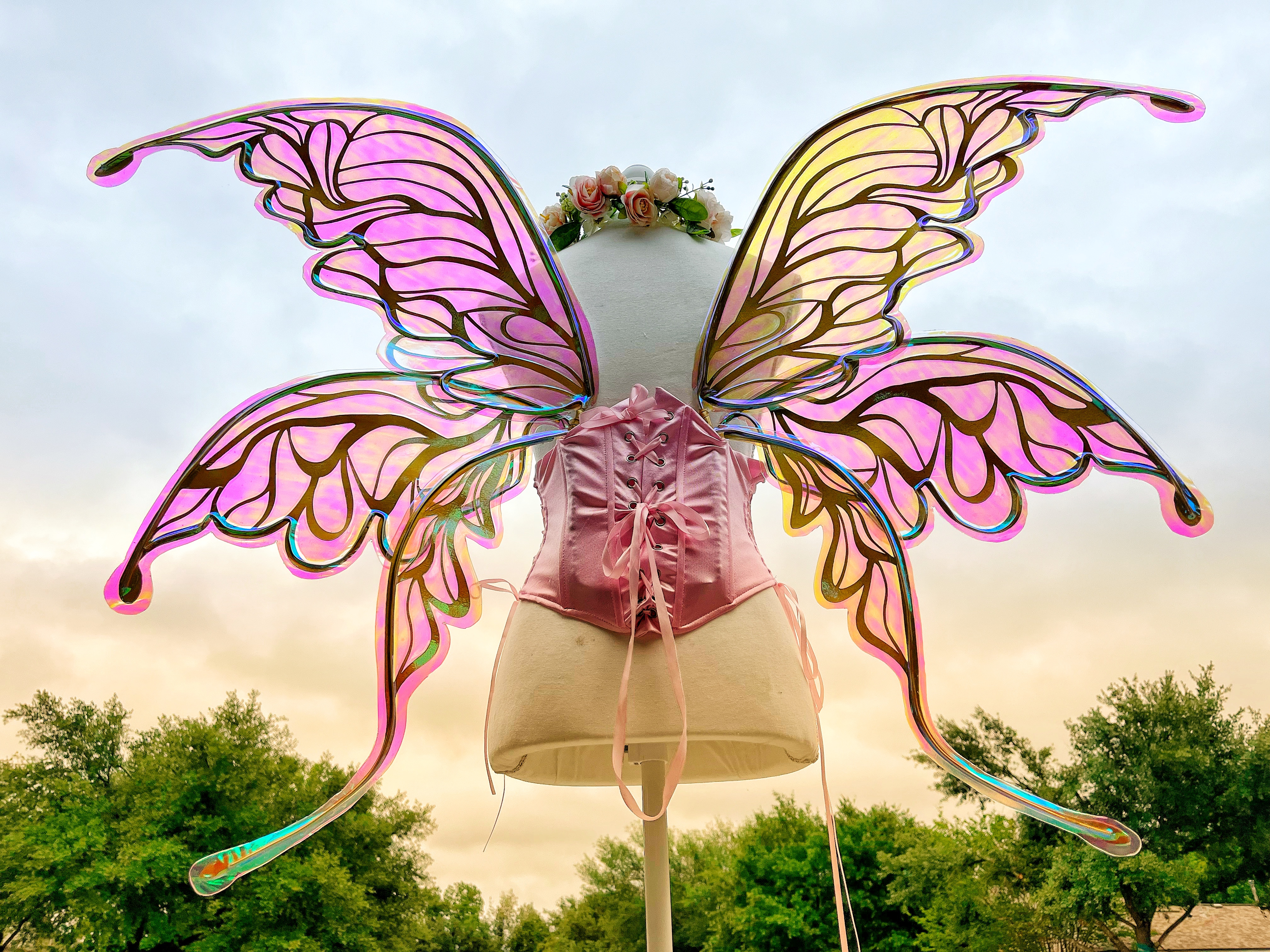 Iridescent Costume Fairy Angel Wings