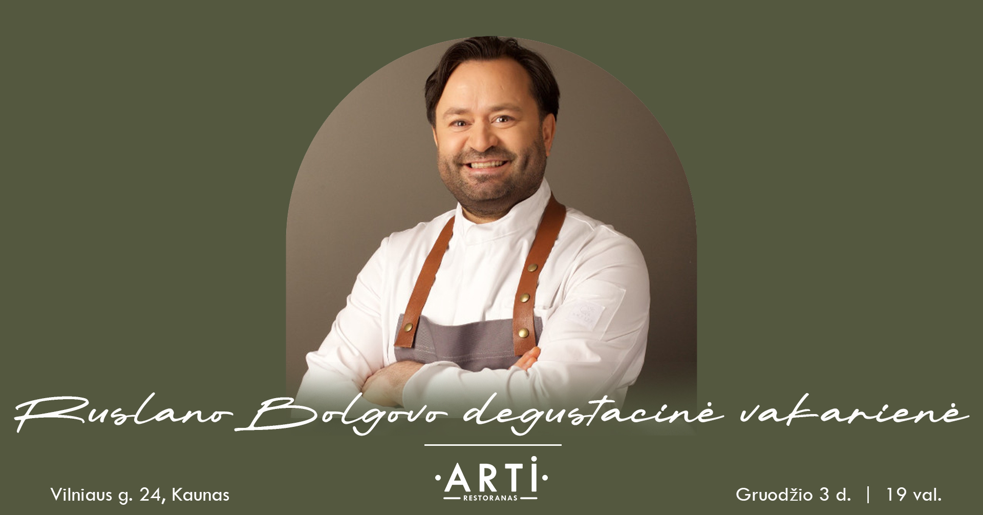 5 patiekalų degustacinė vakarienė