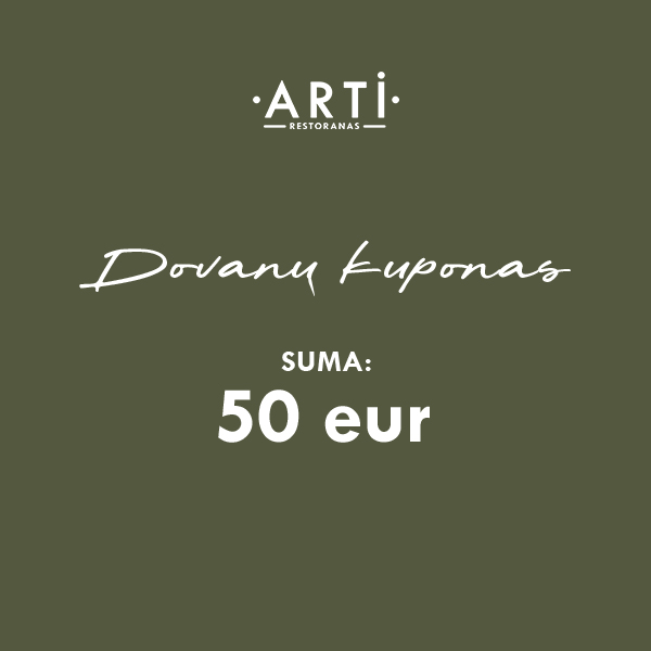 Dovanų kuponas | 50 Eur